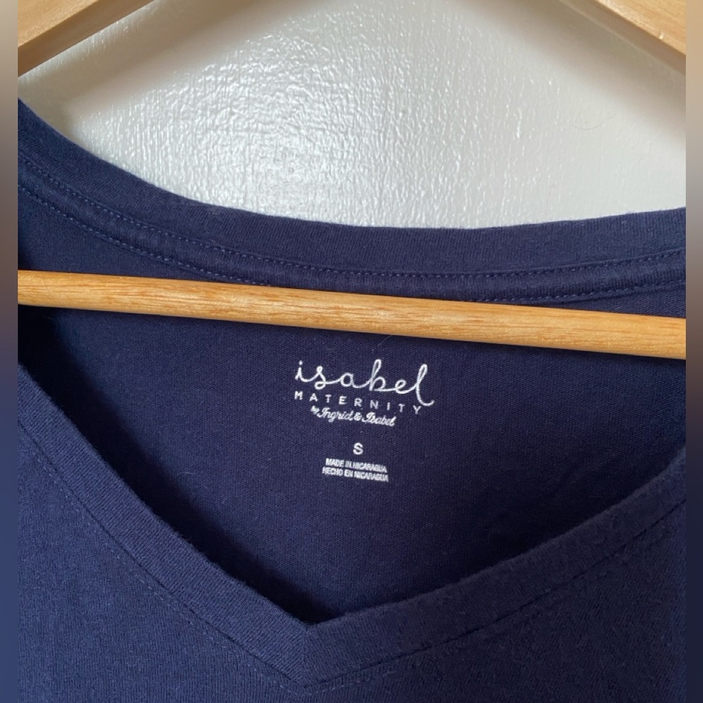 Navy Blue Isabel Maternity for Target Tshirt Sz S